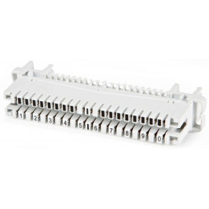 LSA PROFIL disconnection module, Eco, 10 pairs, for back mount frame and profile rods